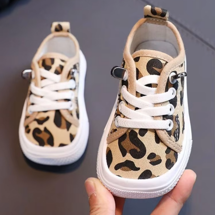 Children's Sneakers with Leopard Print – WildStep