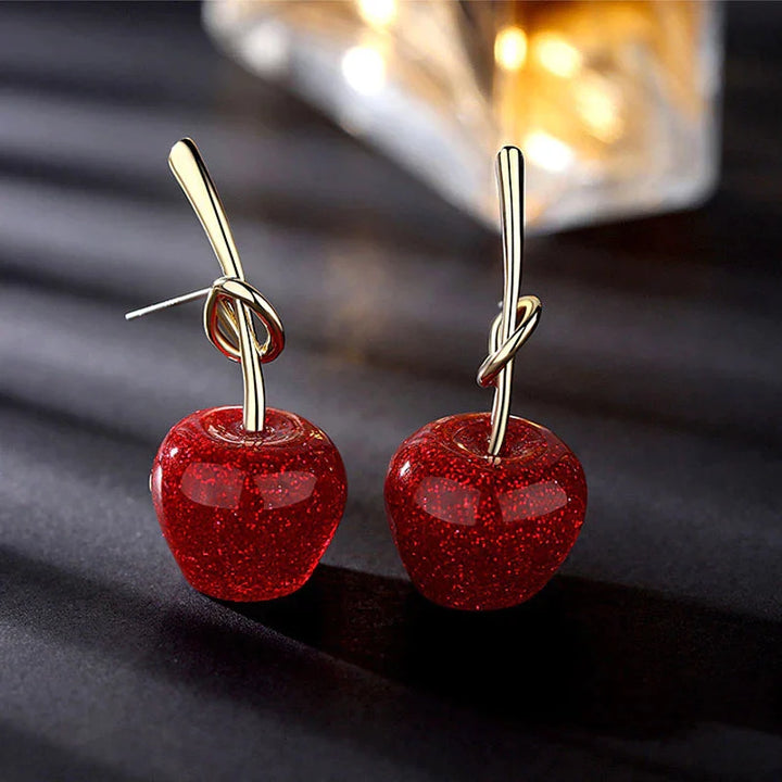Red Cherry Earrings