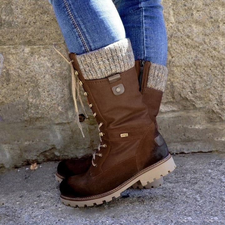 Stilvolle Hohe Damen-Winterstiefel - Nora