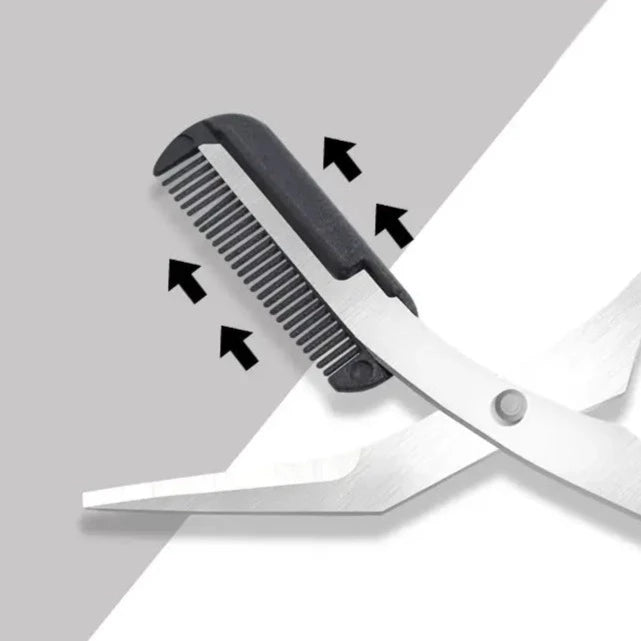 Augenbrauenschere mit Kamm – TrimLuxe