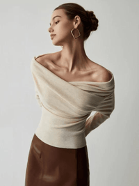 Trendiger Off-Shoulder-Pullover - Maria