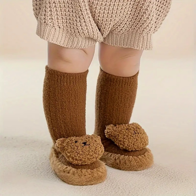 Children's House Slipper Socks with Bears – CozyBear
