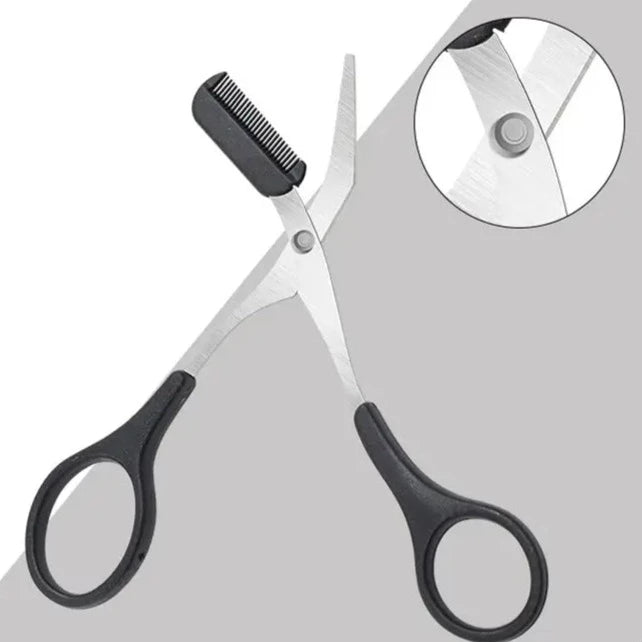 Augenbrauenschere mit Kamm – TrimLuxe