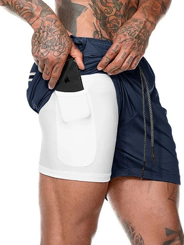 2-in-1 Zomer Sportshorts voor heren – Felix