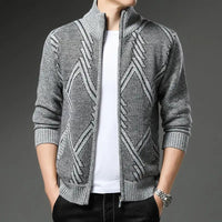 StripeZip Vest | Trendy striped winter vest