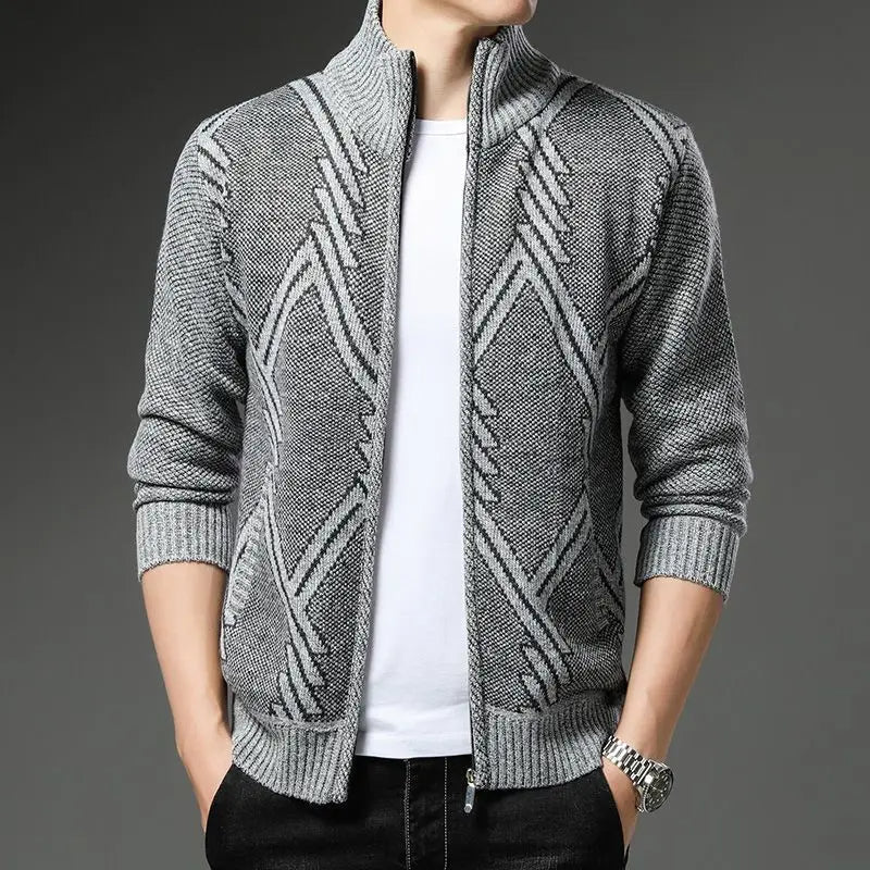 StripeZip Vest | Trendy striped winter vest
