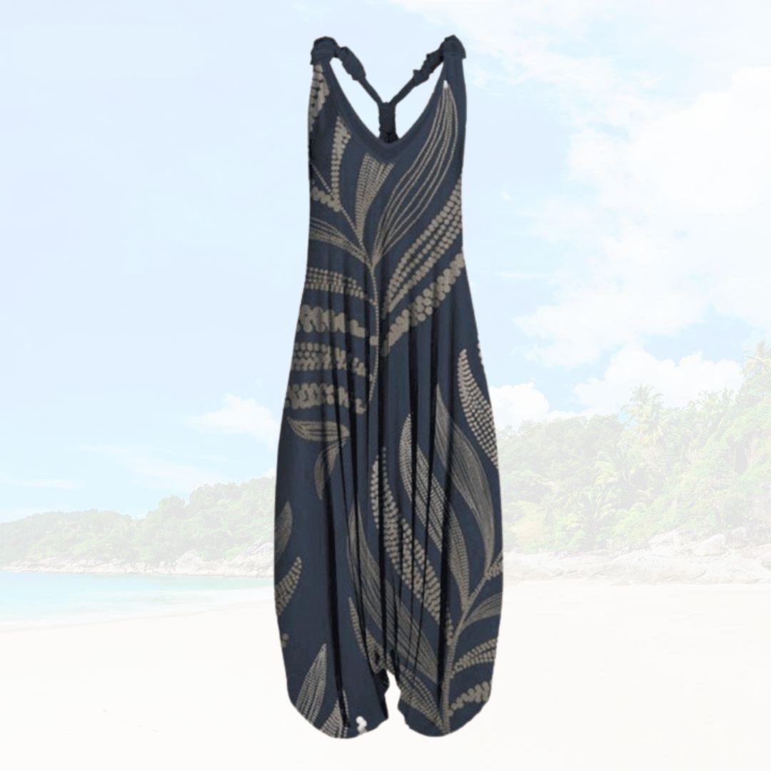 Sommerlicher Damen-Jumpsuit mit lockerem Schnitt – Elenya