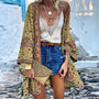 Trendige Boho-Damenweste mit Muster – Elara