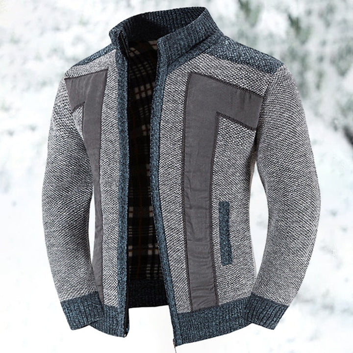 Wolljacke mit Reißverschluss und Pullover - Leon