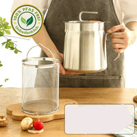 Compacte Ronde Frituurpan - SnackMaster Pro