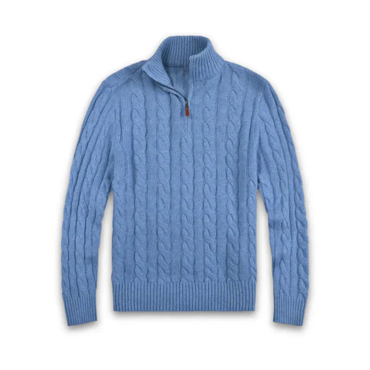 Klassischer Zopfmusterpullover für Herren - Henry