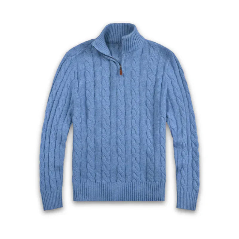 Klassischer Zopfmusterpullover für Herren - Henry