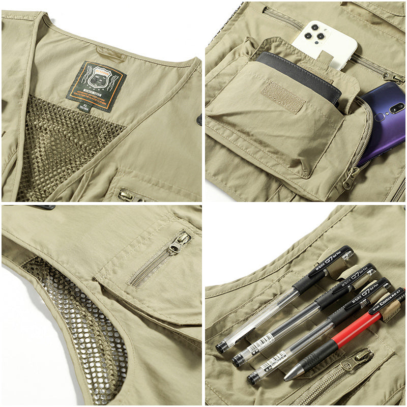 Licht Heren Outdoorvest - Viktor