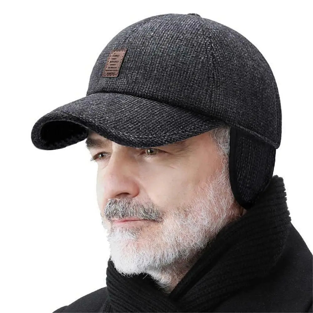 Classic Winterpet | Nostalgische wollen snap cap
