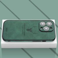 Luxe Hertenleren iPhone Hoes - Veltro