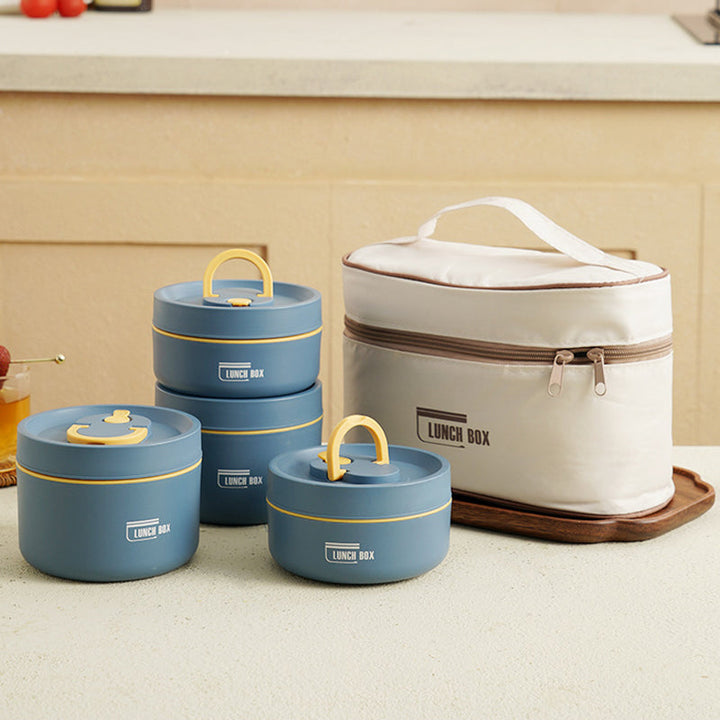 Mehrlagige isolierte Lunchbox mit GRATIS Tragetasche - ThermoBox