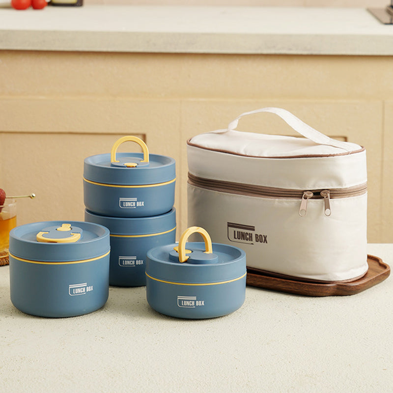 Mehrlagige isolierte Lunchbox mit GRATIS Tragetasche - ThermoBox