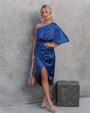 Trendiges Seiden Festkleid - Celina