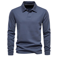 Herren-Poloshirt mit langen Ärmeln - Vince