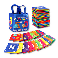 Bunte Kleinkind Alphabetkarten - BuchstabenSpaß