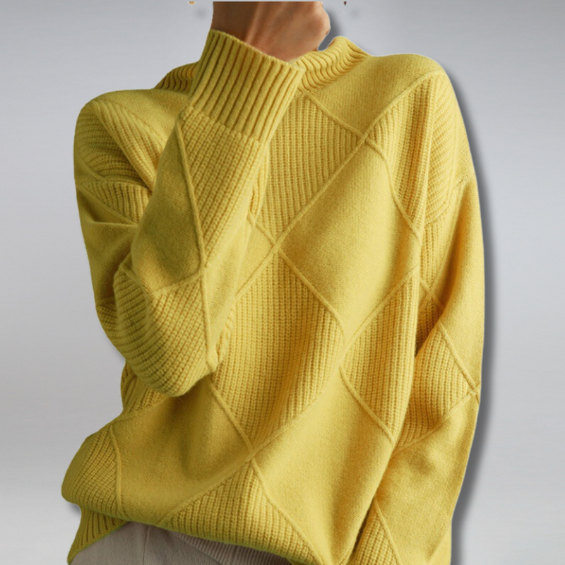 Stilvoller Damenrollkragenpullover - Isabella