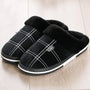 Check Slipper | Samtweiche karierte Pantoffeln