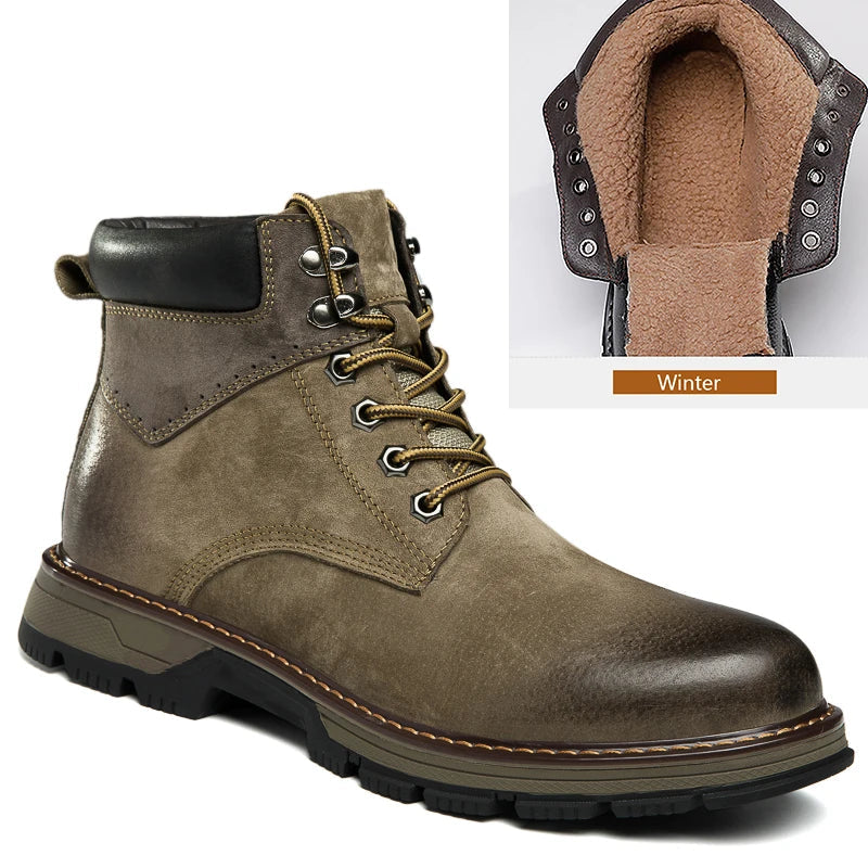 Leather Winter Shoes | Genuine Winter Warmers