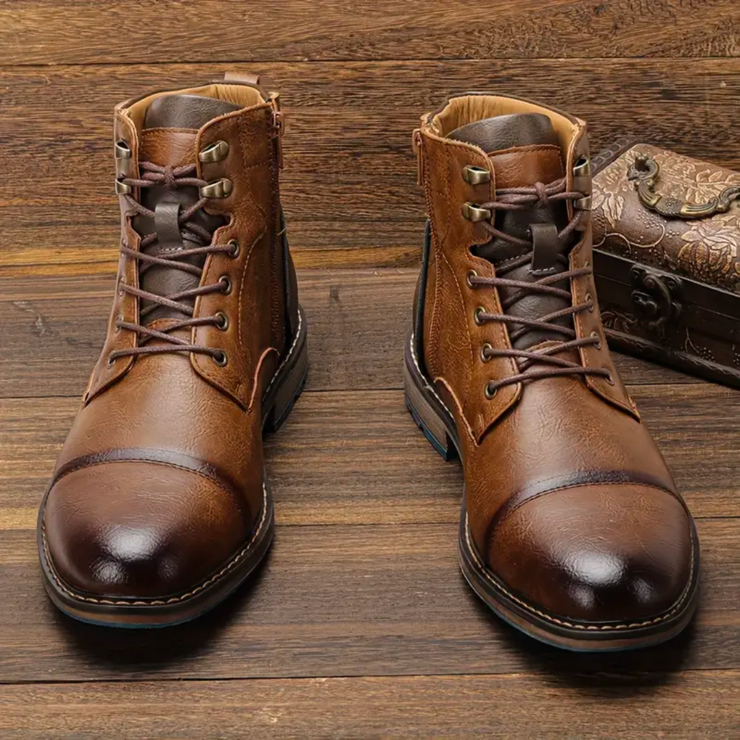 Vintage Leder Herrenschuhe - Oliver