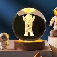 3D-Gravierte Kristallkugel - Celestia