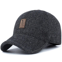 Classic Winterpet | Nostalgische wollen snap cap