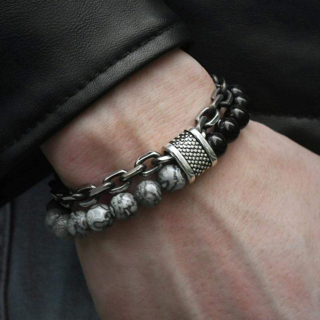 Jaspis Beschermende Armband - Darius