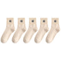 Anouk Smiley Socken | Vintage-Socken mit einem Lächeln