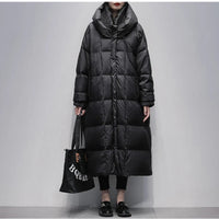 Lang Gefütterte Damen Winterjacke - Amara