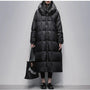 Lang Gefütterte Damen Winterjacke - Amara