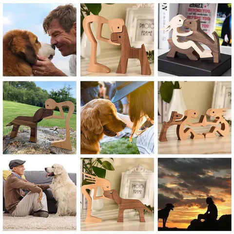 Hand-carved Dog Figurine - HeartBond