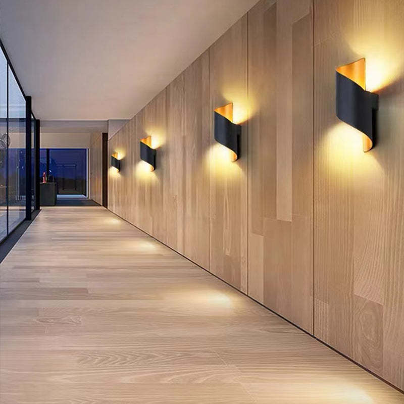Moderne Spiral-LED-Wandleuchte - TwistLight