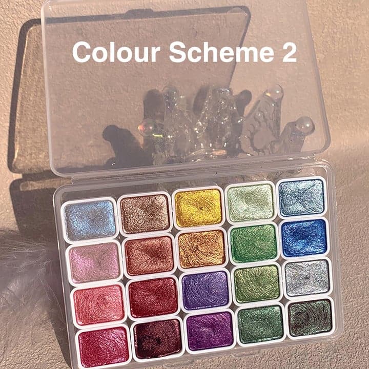 Mehrfarbiges Aquarellfarben-Set - ColorCrafter