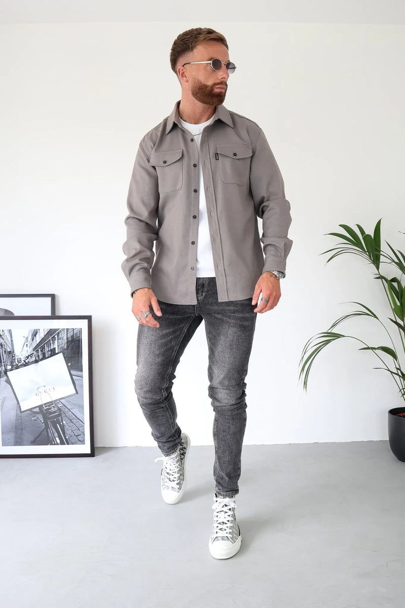 Modernes Hemdjacke für Herren – Elias