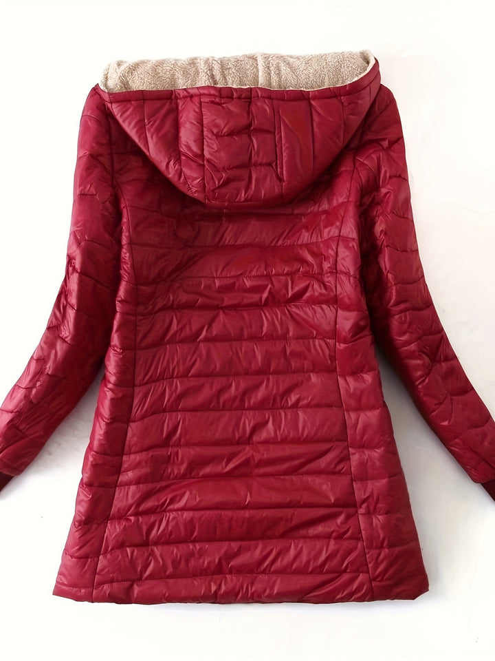 Fleecegefütterte Damenjacke mit Reißverschluss - Eliza