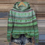 Warmer Damen Hoodie mit Muster – Freya