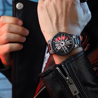 Stilvolle Herren-Rennwagen-Uhr - RaceVision