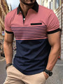 Gestreiftes Herren-Sommerpoloshirt – Damian
