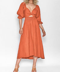 Zweiseitiges Maxi-Sommerkleid - Celina