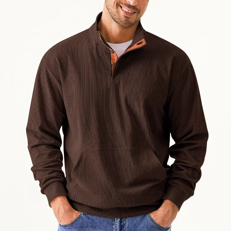 Herren-Sweater mit Stehkragen - Liam