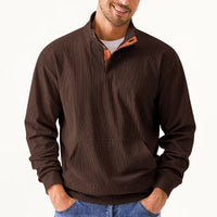 Herren-Sweater mit Stehkragen - Liam