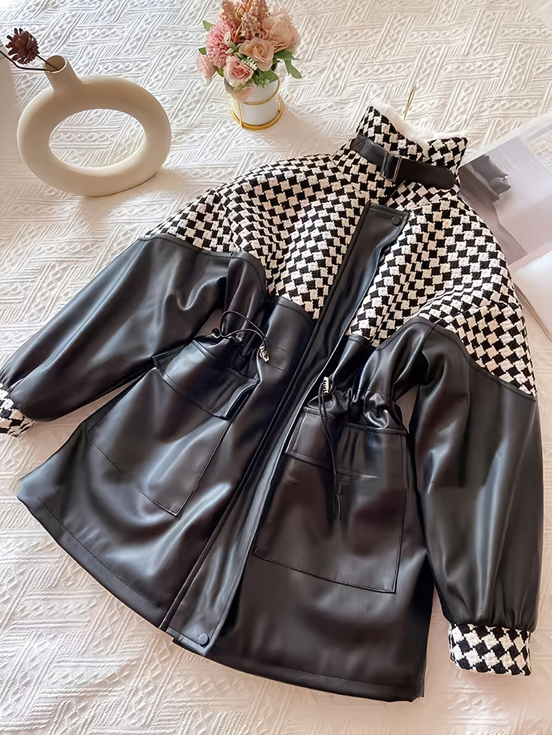 Damen-Plüschjacke für Herbst & Winter – Maribel