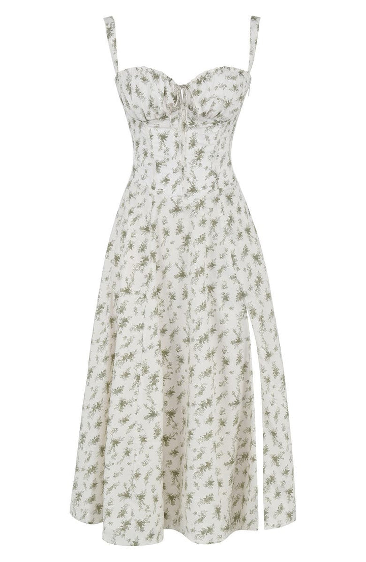 Bustier-Sommerkleid mit Taillenkorsett - Isabella