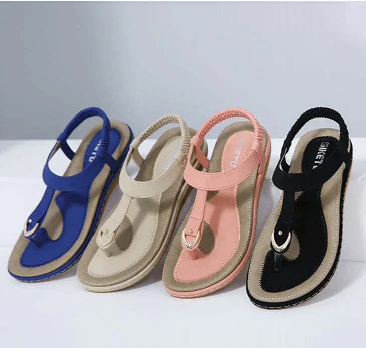 Comfortabele zomerschoenen met hak voor dames – Marisa