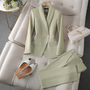 Damen Blazer- und Hosen-Set – Celestine