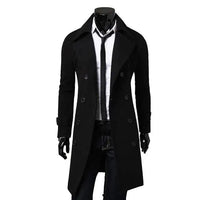 Britischer Trenchcoat| Winddichte Jacke mit doppelter Knopfreihe